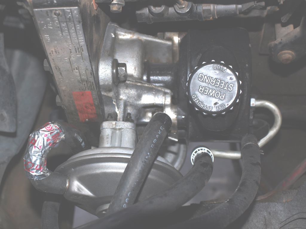 Removing power steering pump and vacuum pump, 89 - Dodge Diesel
