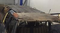 4 door cummins powered Ramcharger build-roof.jpg