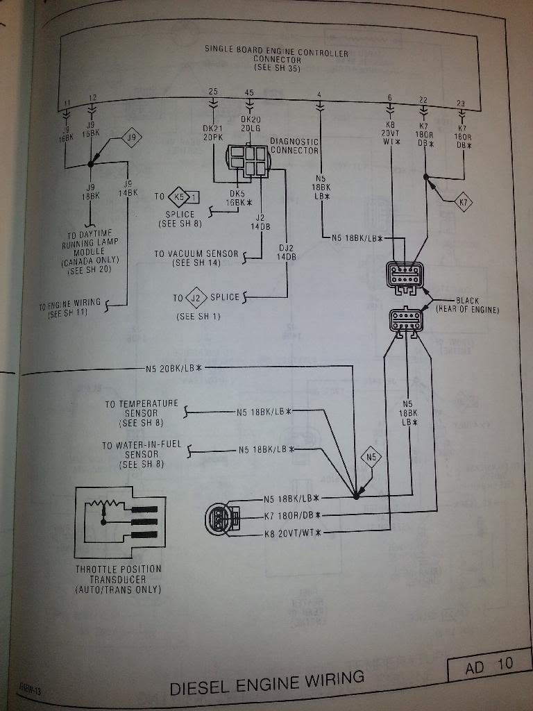 Need help verifying TPS wiring - Dodge Diesel - Diesel ... diesel wiring diagram 