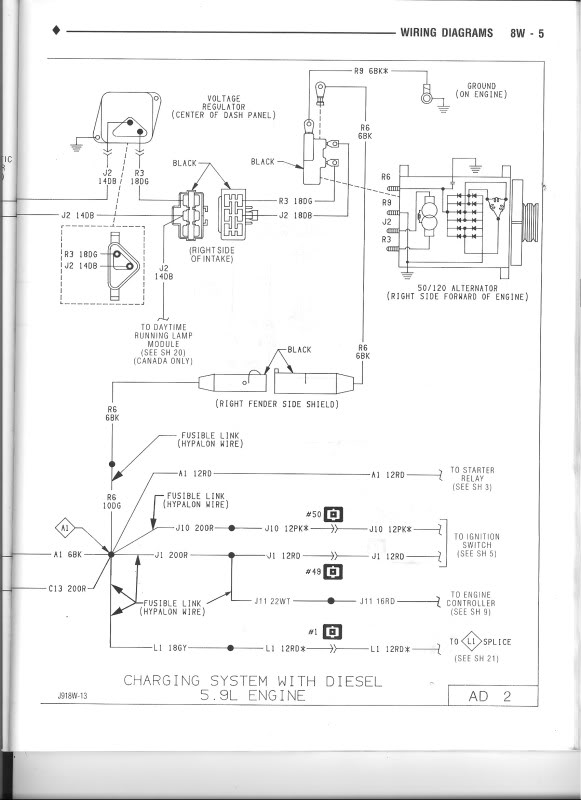 1997 Dodge Ram 1500 Alternator Wiring Diagram from www.dieseltruckresource.com