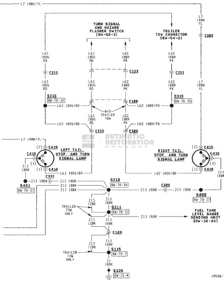 Wiring Diagram Help Dodge Sel, 2003 Dodge Ram 3500 Tail Light Wiring Diagram