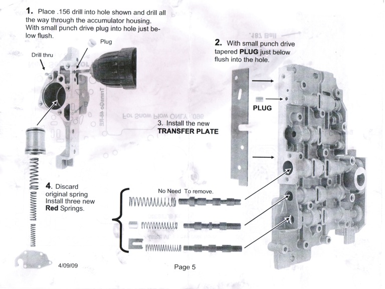 Installing Transgo Shift Kit in a 48RE - Dodge Diesel ... dodge 48re transmission diagram 