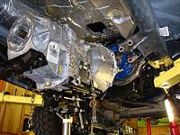 Photo of clutch install-tranny-out.jpg