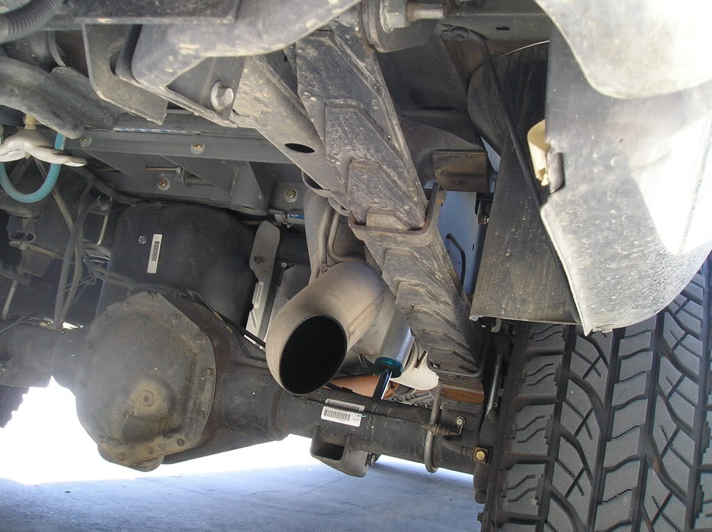 dumping exhaust as it comes over rear axle- thoughts? - Dodge Diesel