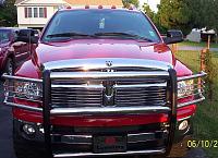 pics of truck stacked,leveled, and debadged-front-truck.jpg