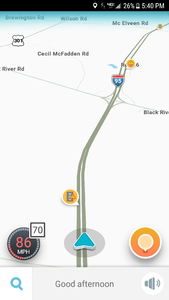 Cheap quick easy free way to check GPS speed against speedometer for tires/gears-waze-gps-speed.png